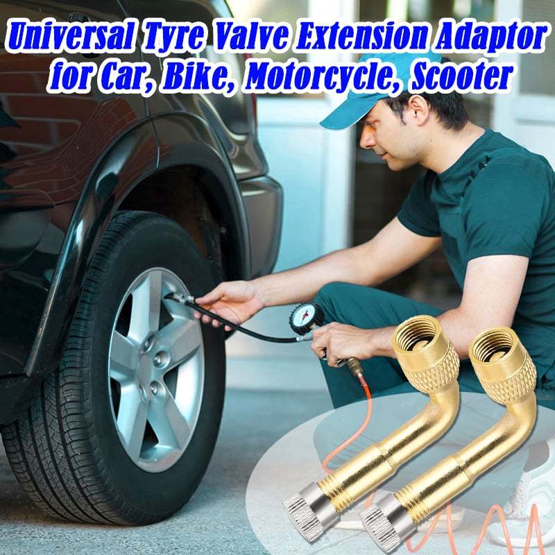 🔥Universal Tyre Valve Extension Adaptor for Car, Bike, Motorcycle, Scooter