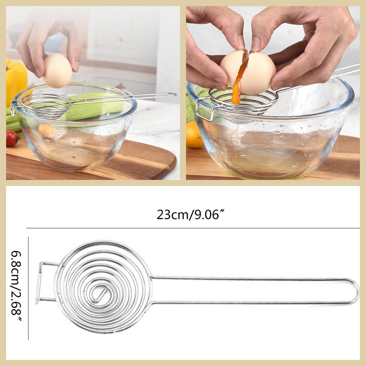 Yolk White Separator Tool