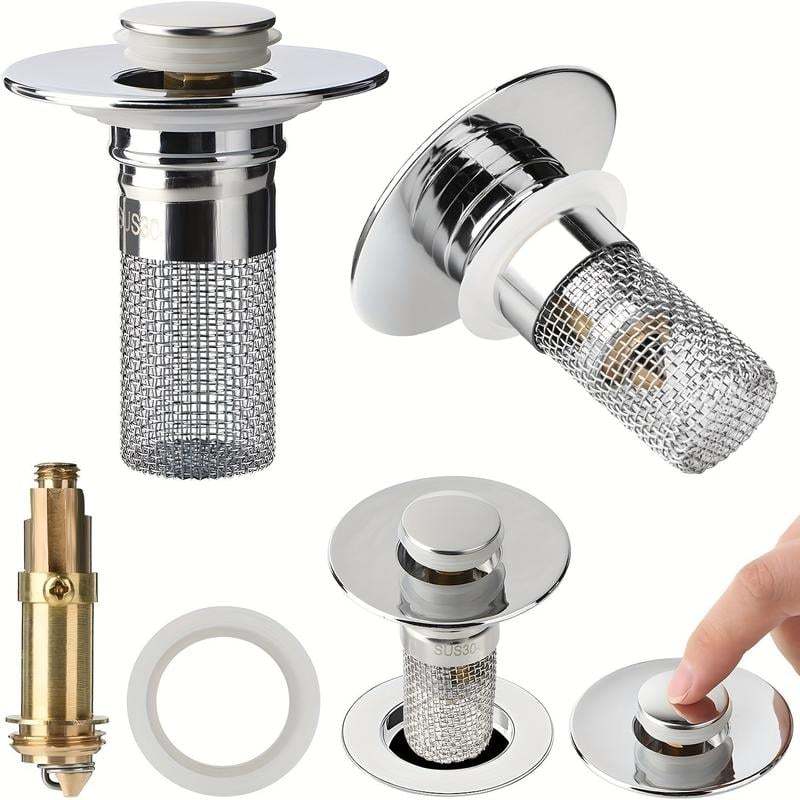 🔥Buy 1 Get 3 Free🔥 Bathroom Sink Stopper Hair Catcher