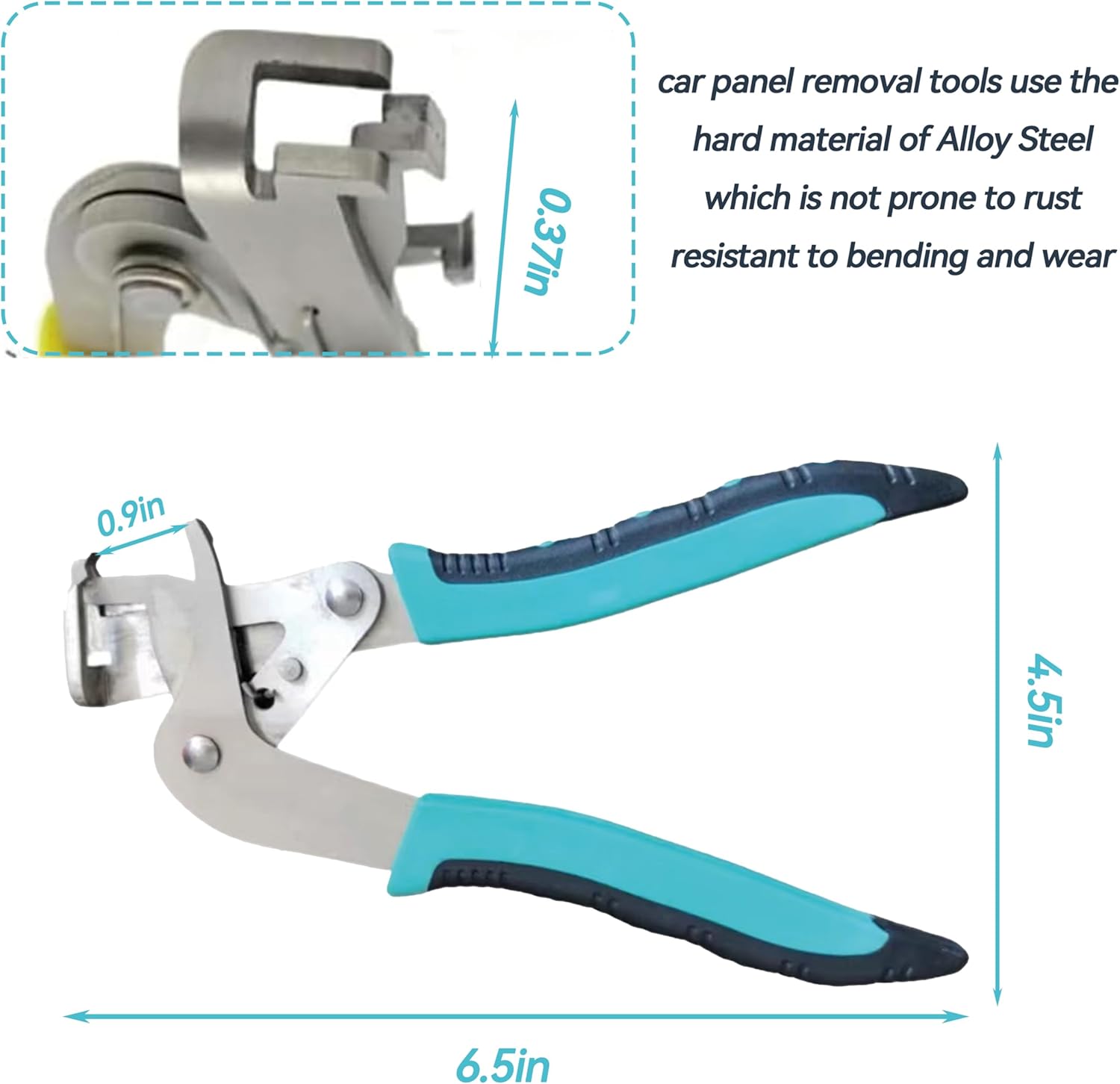 Car Clip Pliers, Plastic Snap Plier, Clip Plier Automotive, Cars Clip Pliers and Disassembly Tools, Fastener Removal Tool, Car Disassembly Tools, Plastic Rivet Removal Tool (1PCS)