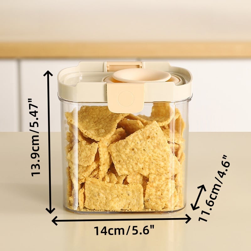 Push-type Sealed Box Storage Jar