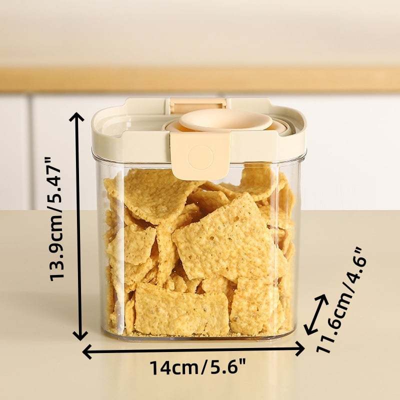 Push-type Sealed Box Storage Jar