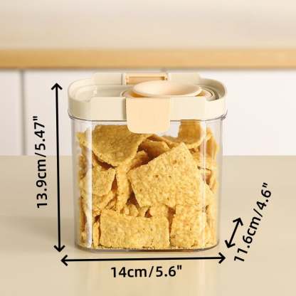 Push-type Sealed Box Storage Jar