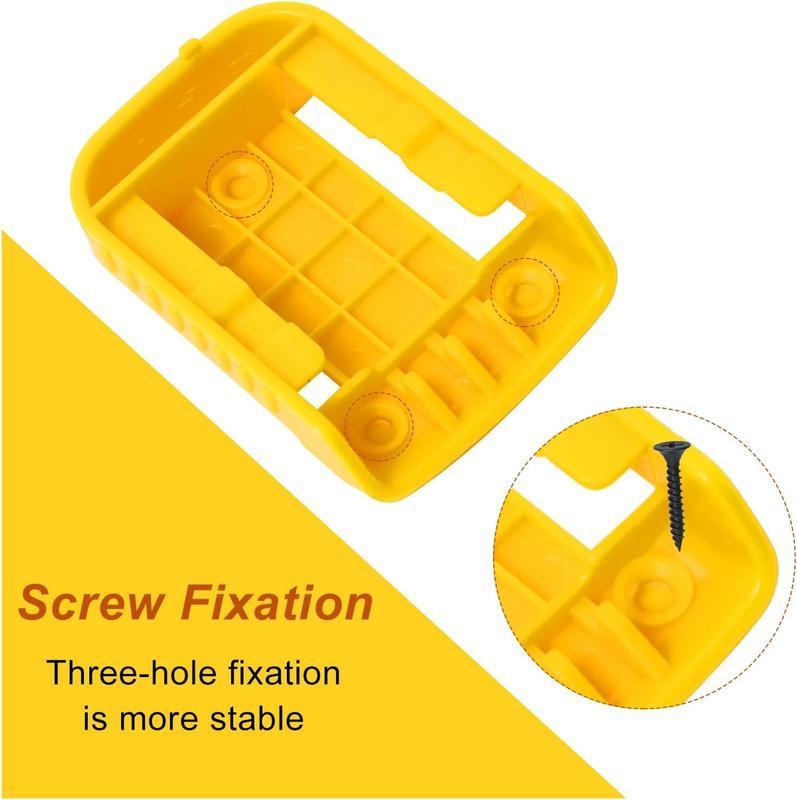 🧰Tool Holders for Dewalt 20V/12V Drill Tool Mount Fit for Milwaukee M18 Tools Yellow
