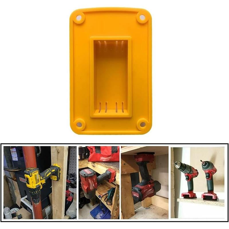 🧰Tool Holders for Dewalt 20V/12V Drill Tool Mount Fit for Milwaukee M18 Tools Yellow