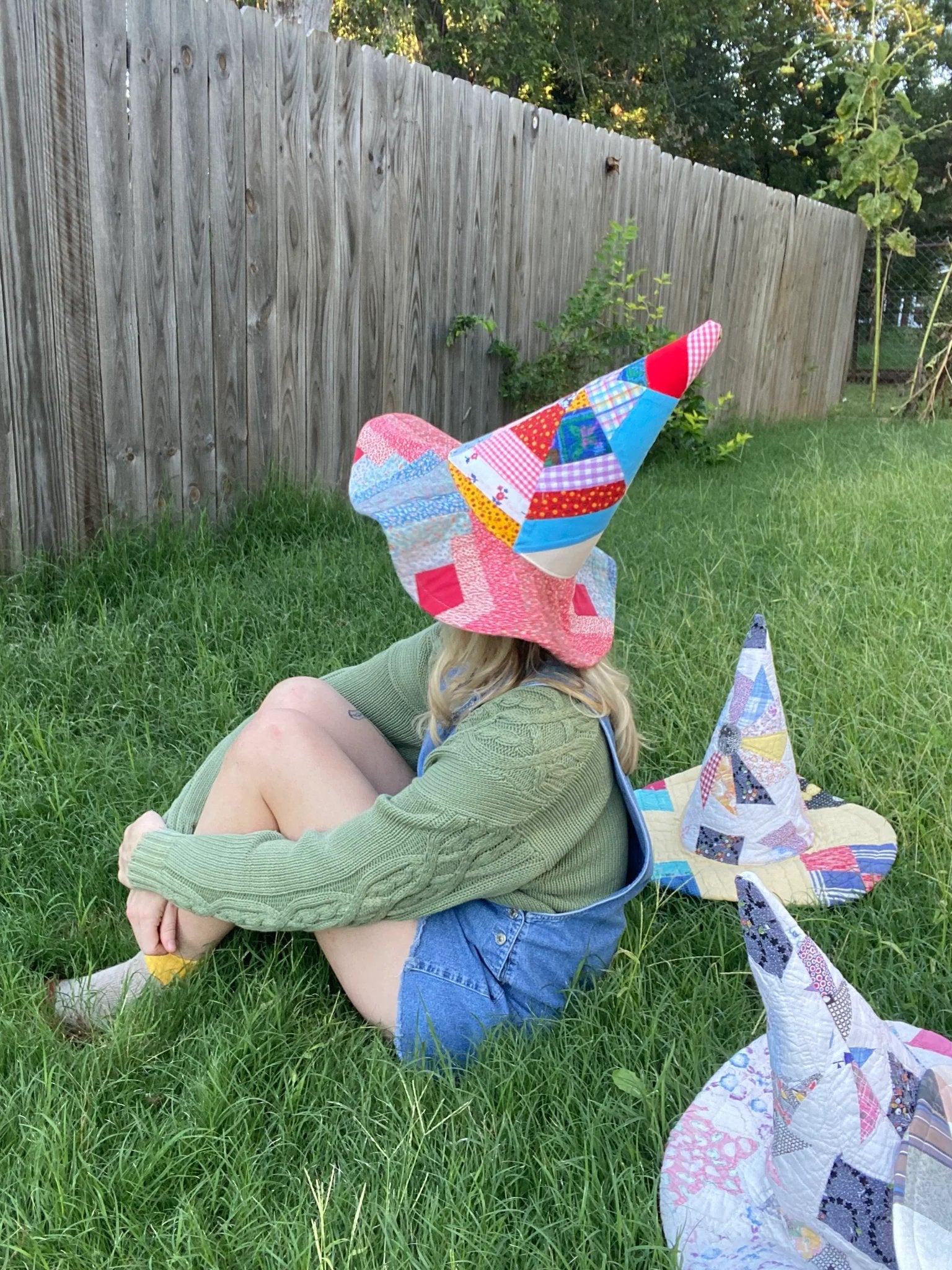 🔥Last Day 49% OFF - The Quilted Witch Hat | Handcrafted Folk Art Hat