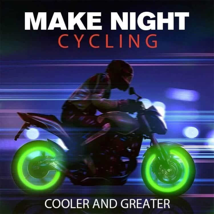 💥BLOWOUT SALE 💥Fluorescent Tire Valve Caps - Make Night Cycling More Cool