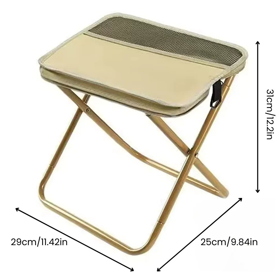 🔥 Unfolds in one second! Load capacity 200 pounds-Foldable Chair Bag