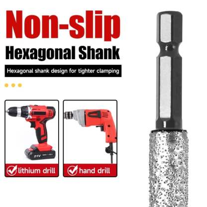 🔥2-in-1 Hexagonal Shank Brazing Dry Drilling Specialized Hole Opener