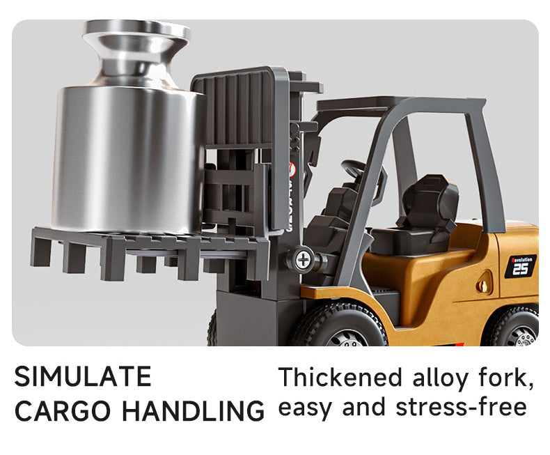 Desktop Fun 🎁 Mini Remote Control Forklift Truck Toy 