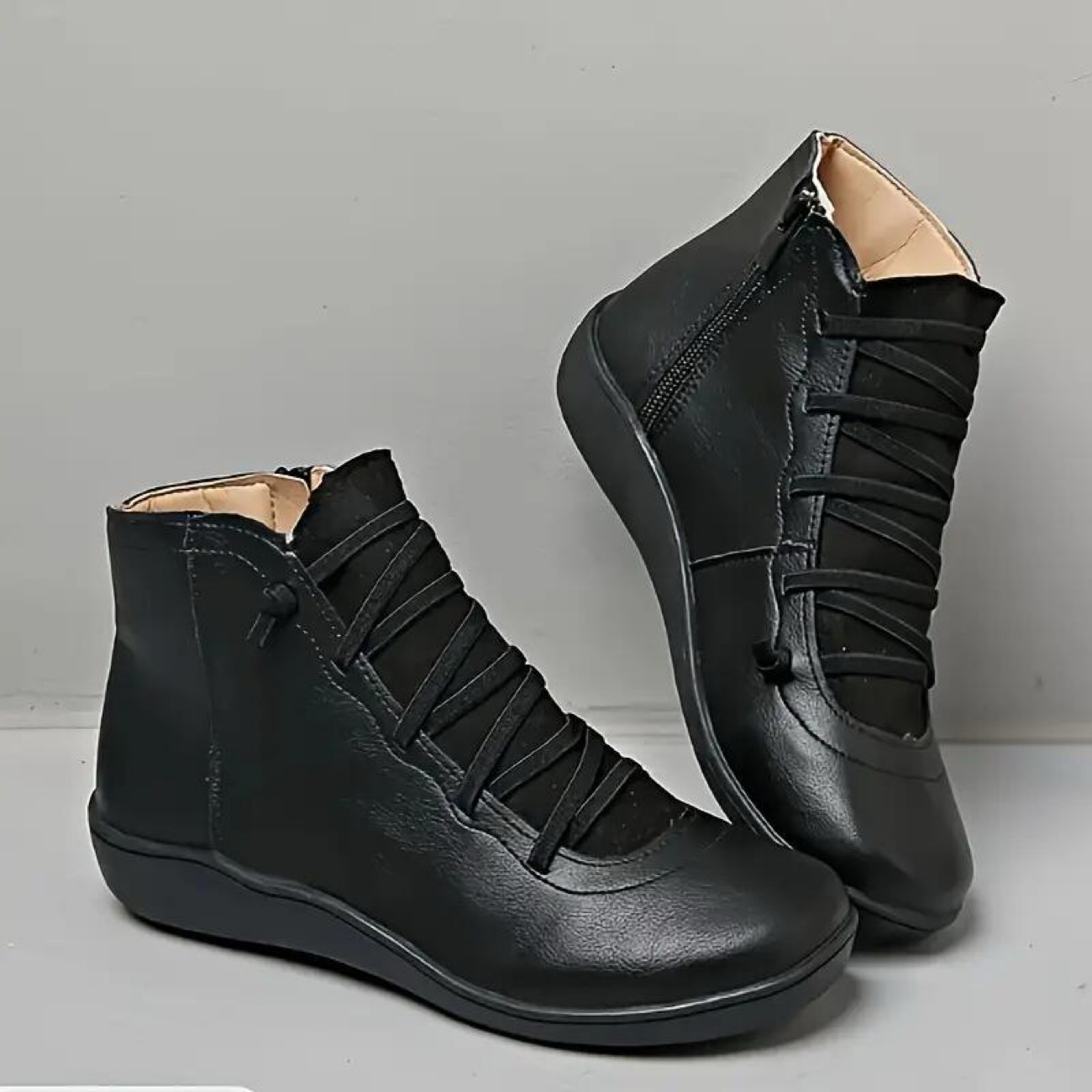 ❤️ Comfortable handmade leather foot support boots