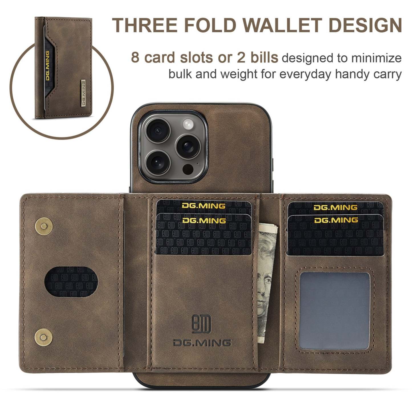 🔥 2025-Hot Pick 🔥 2 in 1 Multifunctional PU Leather Phone Case with Magnetic Wallet