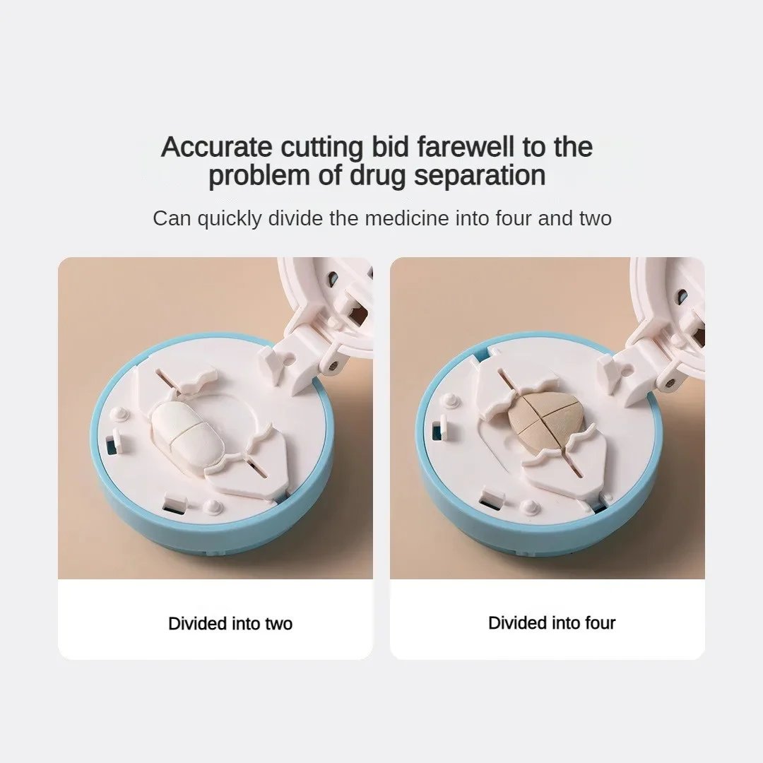 💊 Experience Effortless Pill Cutting - ✨Portable Pill Precise Fixed Positioning Cutting Machine