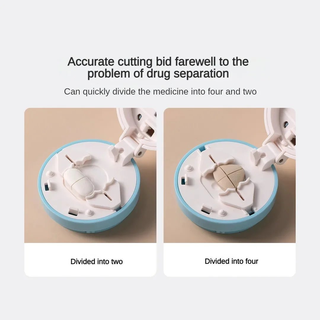 💊 Experience Effortless Pill Cutting - ✨Portable Pill Precise Fixed Positioning Cutting Machine
