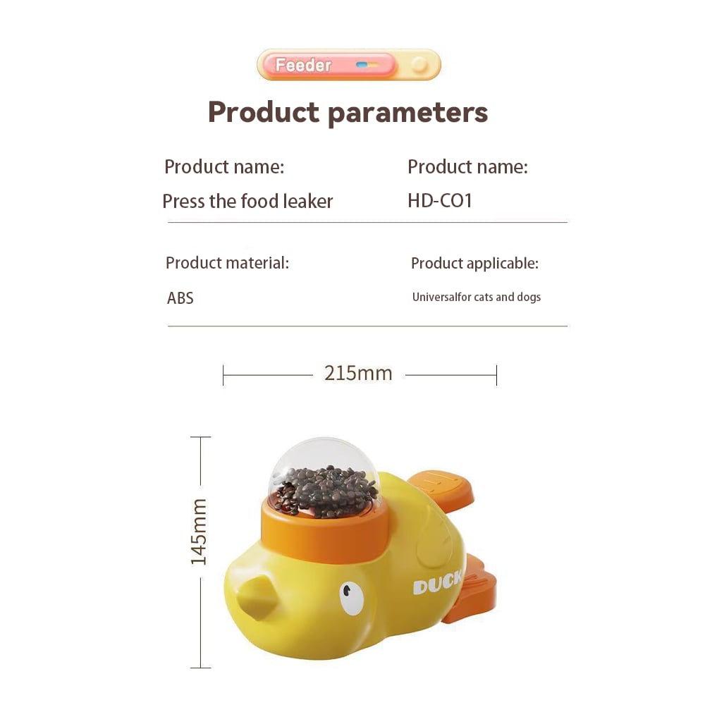 🔥50%OFF🔥⚡Little Yellow Duck Pet Feeder
