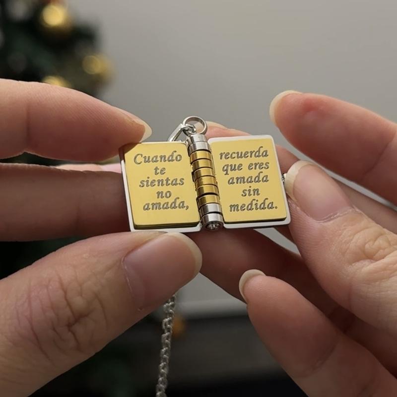 🎁 Blessing Book Necklace for Children - An Eternal Gift from the Heart