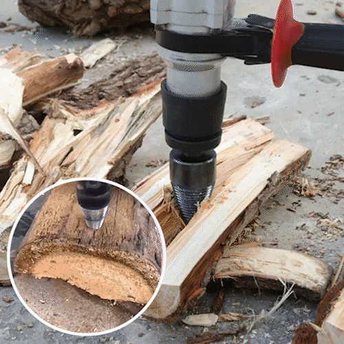 (🔥Last Day Promotion)🪓Wood Log Splitter Firewood Drill Bit  🔥BUY 2 FREE SHIPPING🔥