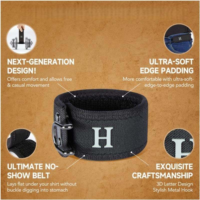 🔥Tactical Metal Hook Elastic Belt – Comfortable Unisex Design✨