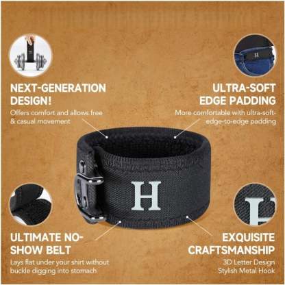 🔥Tactical Metal Hook Elastic Belt – Comfortable Unisex Design✨