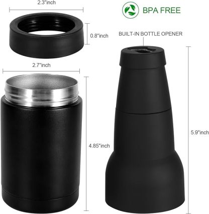 🔥LAST DAY 49% OFF - Beer Bottle and Can Cooler with Beer Opener