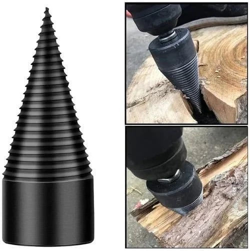 (🔥Last Day Promotion)🪓Wood Log Splitter Firewood Drill Bit  🔥BUY 2 FREE SHIPPING🔥