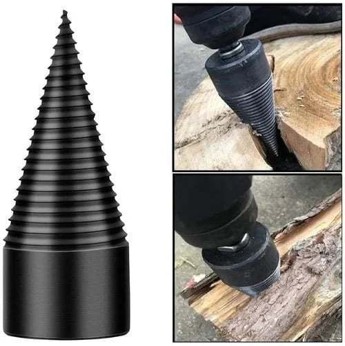 (🔥Last Day Promotion)🪓Wood Log Splitter Firewood Drill Bit  🔥BUY 2 FREE SHIPPING🔥