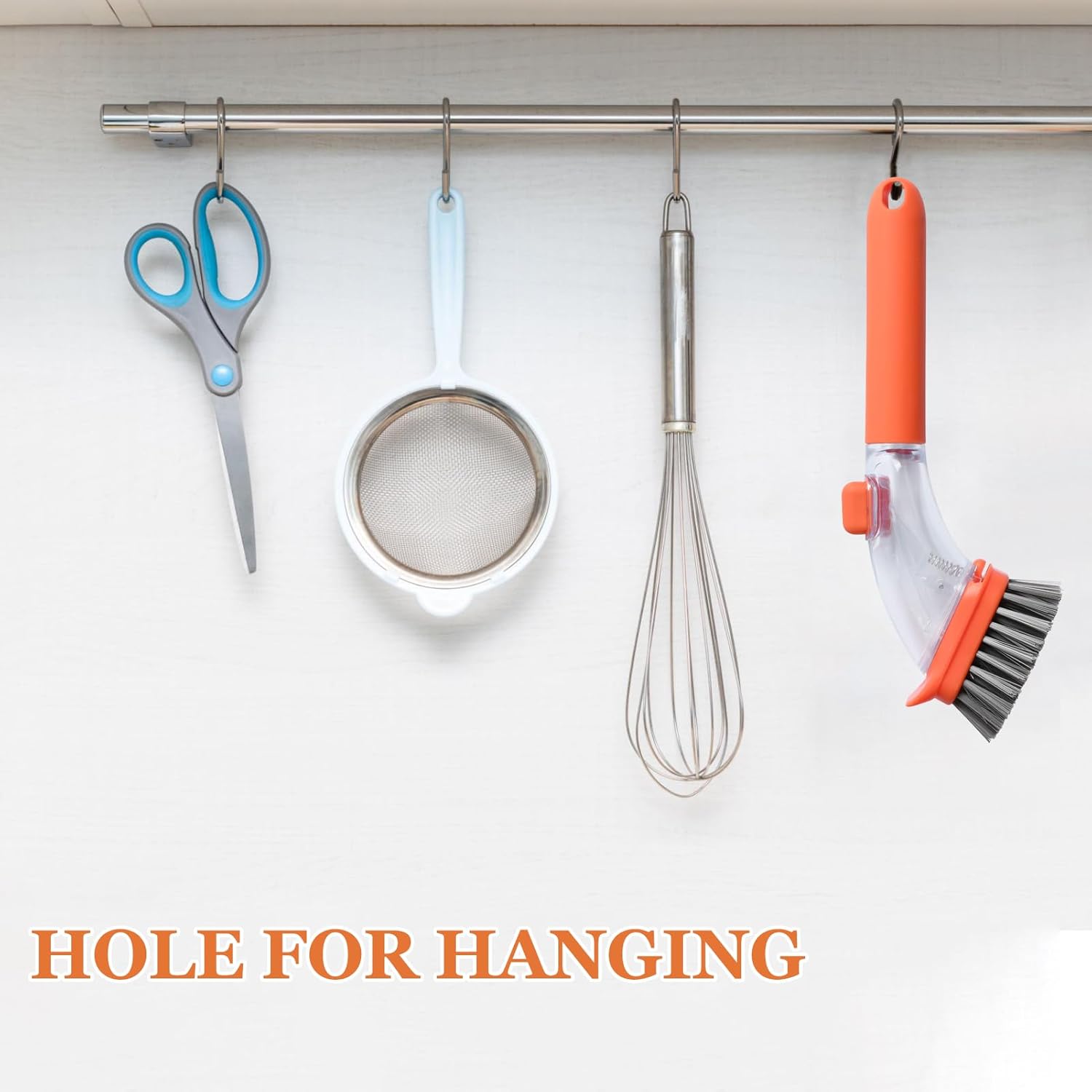 🔥 Dish Brushes with Soap Dispenser with Handle-Kitchen Scrubber Brushed - Buy 2 Get 1 Free