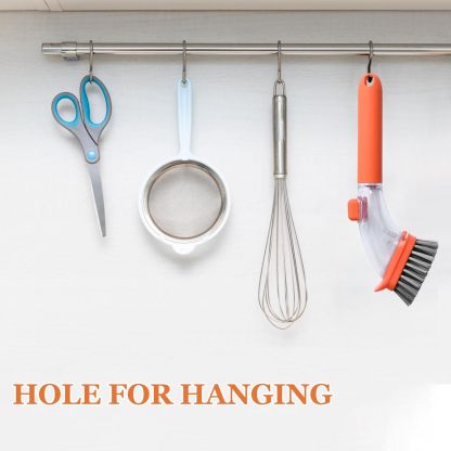 🔥 Dish Brushes with Soap Dispenser with Handle-Kitchen Scrubber Brushed - Buy 2 Get 1 Free