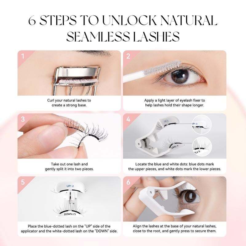 Soft Magnetic Eyelashes All-in-One Box, Reusable