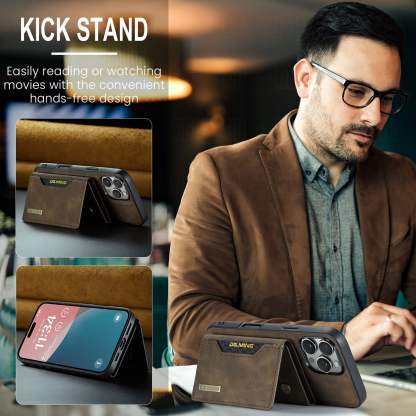 🔥 2025-Hot Pick 🔥 2 in 1 Multifunctional PU Leather Phone Case with Magnetic Wallet