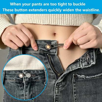 👖 8-Piece Metal Button Extenders for Jeans & Pants