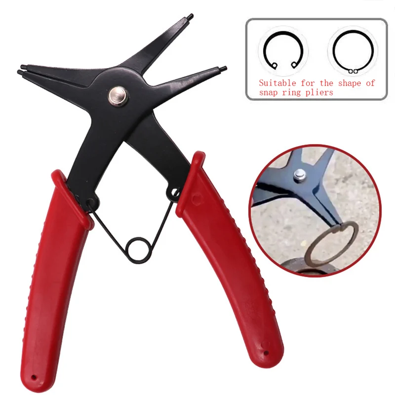 1PC Circlip Pliers Internal and External Circlip Pliers Retaining Ring Pliers Inner Card Outer Retaining Ring Car Repair Tools