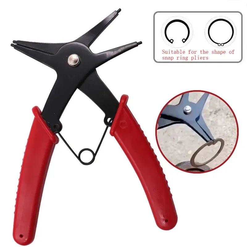 1PC Circlip Pliers Internal and External Circlip Pliers Retaining Ring Pliers Inner Card Outer Retaining Ring Car Repair Tools