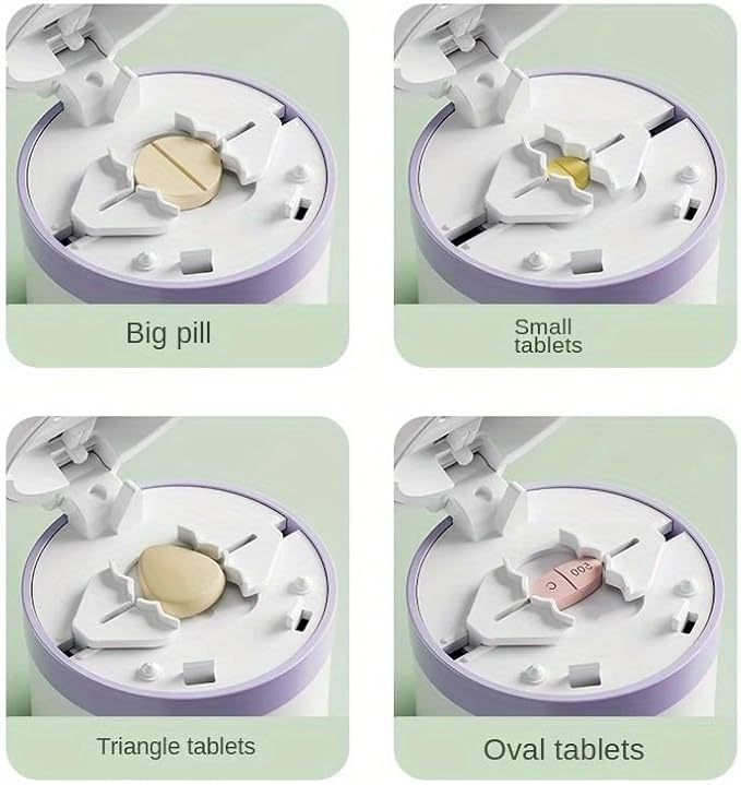 💊 Experience Effortless Pill Cutting - ✨Portable Pill Precise Fixed Positioning Cutting Machine