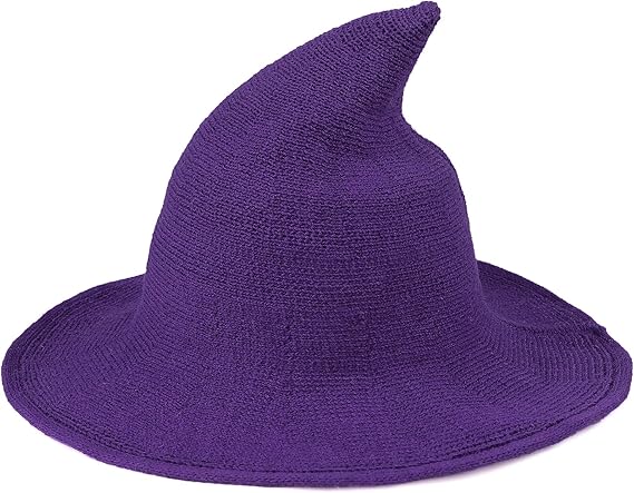 🔥Last Day 49% OFF👻Women Gothic Knitting Black Wizard Hat