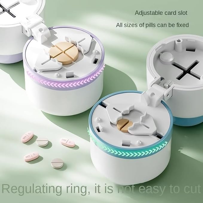 💊 Experience Effortless Pill Cutting - ✨Portable Pill Precise Fixed Positioning Cutting Machine