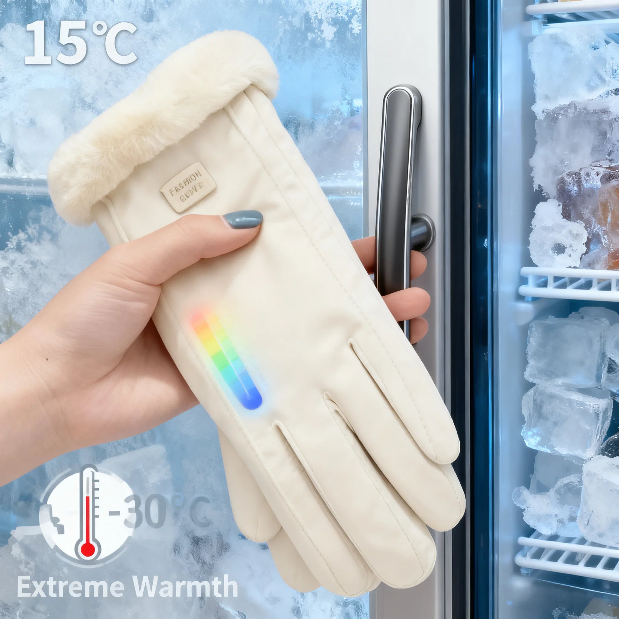 Winter Velvet Touchscreen Gloves