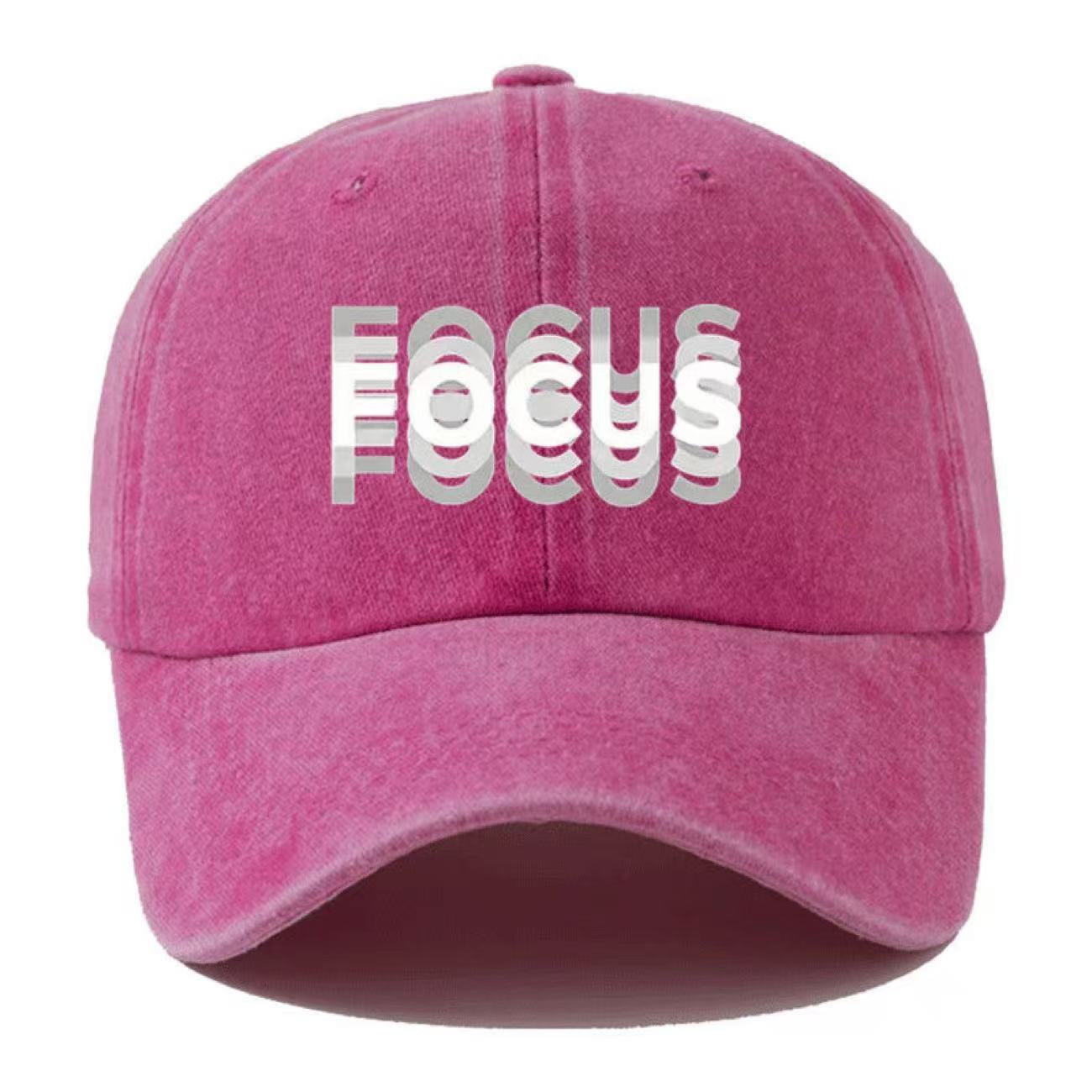 🔥"Focus" Unisex Print Hat