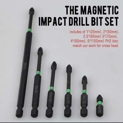 PH2 Magnetic Screwdriver Bit Set -💪Drilling work no longer be complicated!