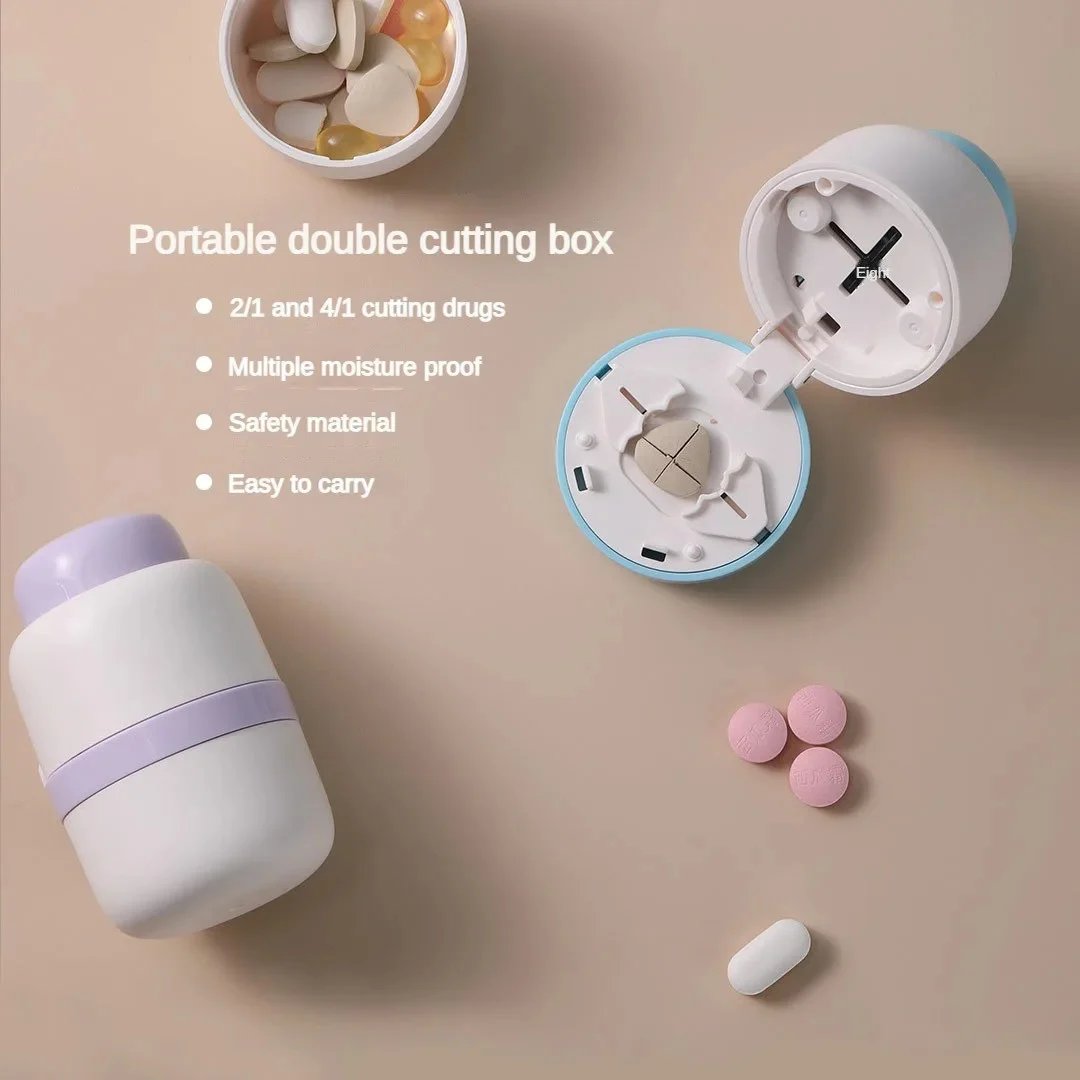 💊 Experience Effortless Pill Cutting - ✨Portable Pill Precise Fixed Positioning Cutting Machine