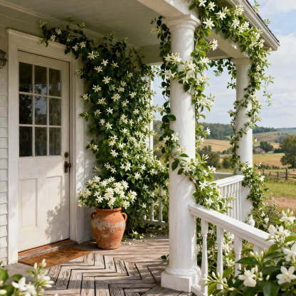 🏆 75K+ SOLD! 🌿❄️ Midnight Perfume Jasmine Seeds – Winter Planting, Perennial Blooms & Fragrant Garden Elegance 🌸