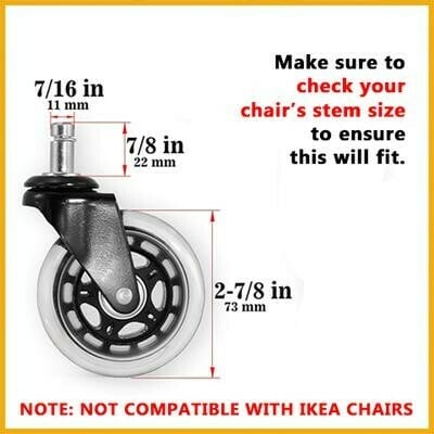 🎄 YEAR END CLEARANCE SALE - SAVE 70% OFF| Caster Office Chair Wheels🔥