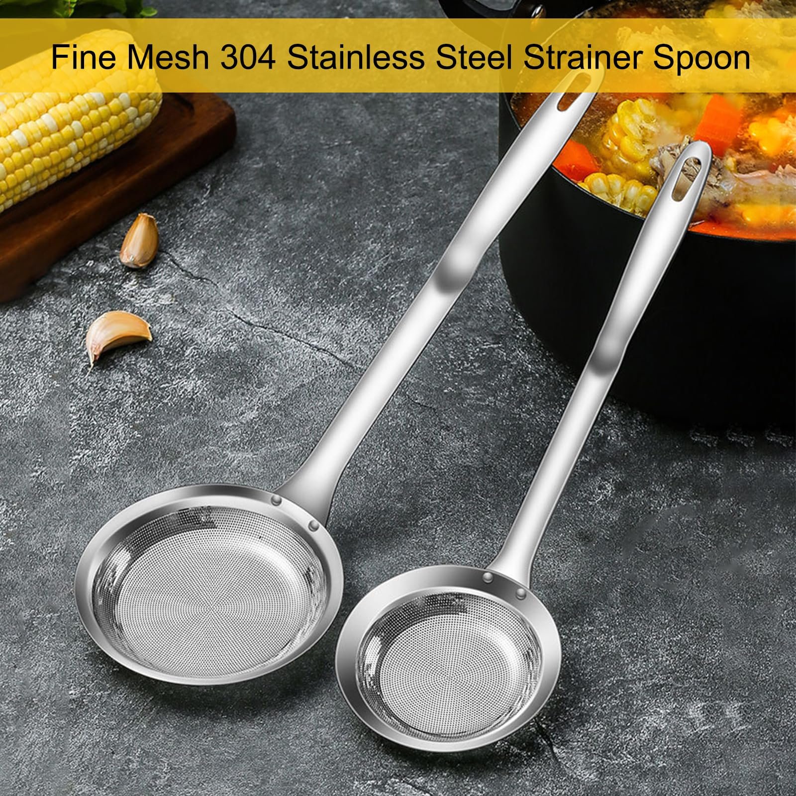 Fine Mesh Stainless Steel Colander