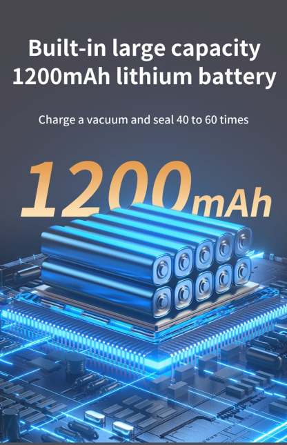 🥗 Keep Your Food Fresh – 49% OFF – ✨Mini Wireless Vacuum Sealer