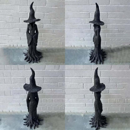 🔥LAST DAY 49% OFF - 🧙‍♀️💫Hand-Painted Enchanting Witch Statue: The Guardian of Your Home (✨Same as in the video)