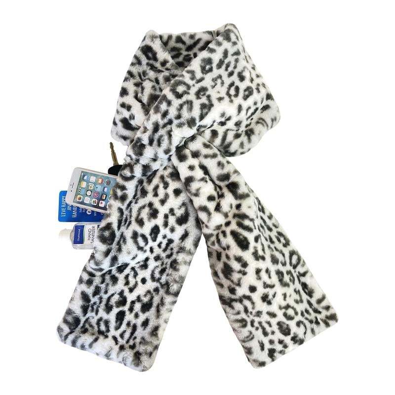 ❄️ Faux-Fur Pull-Through Scarf with Hidden Pocket