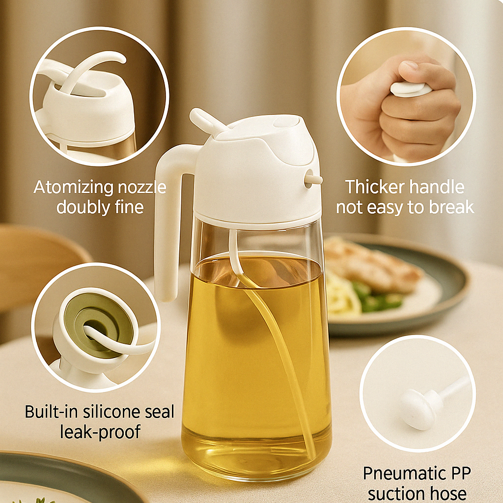 🔥Hot Selling 🔥 2-in-1 Oil Spray & Dispenser (2-Pack)