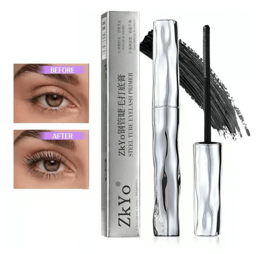 Eyelash Primer,Tubular Eyelash Primer,WaterproofLong Curling Mascara,Natural And Non-Smudged