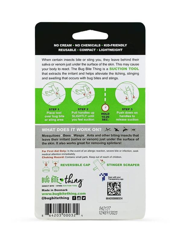 🔥🔥Hot Sale 👍🏻Bug Bite Thing Insect Bite and Sting Suction Tool - Sea Glass