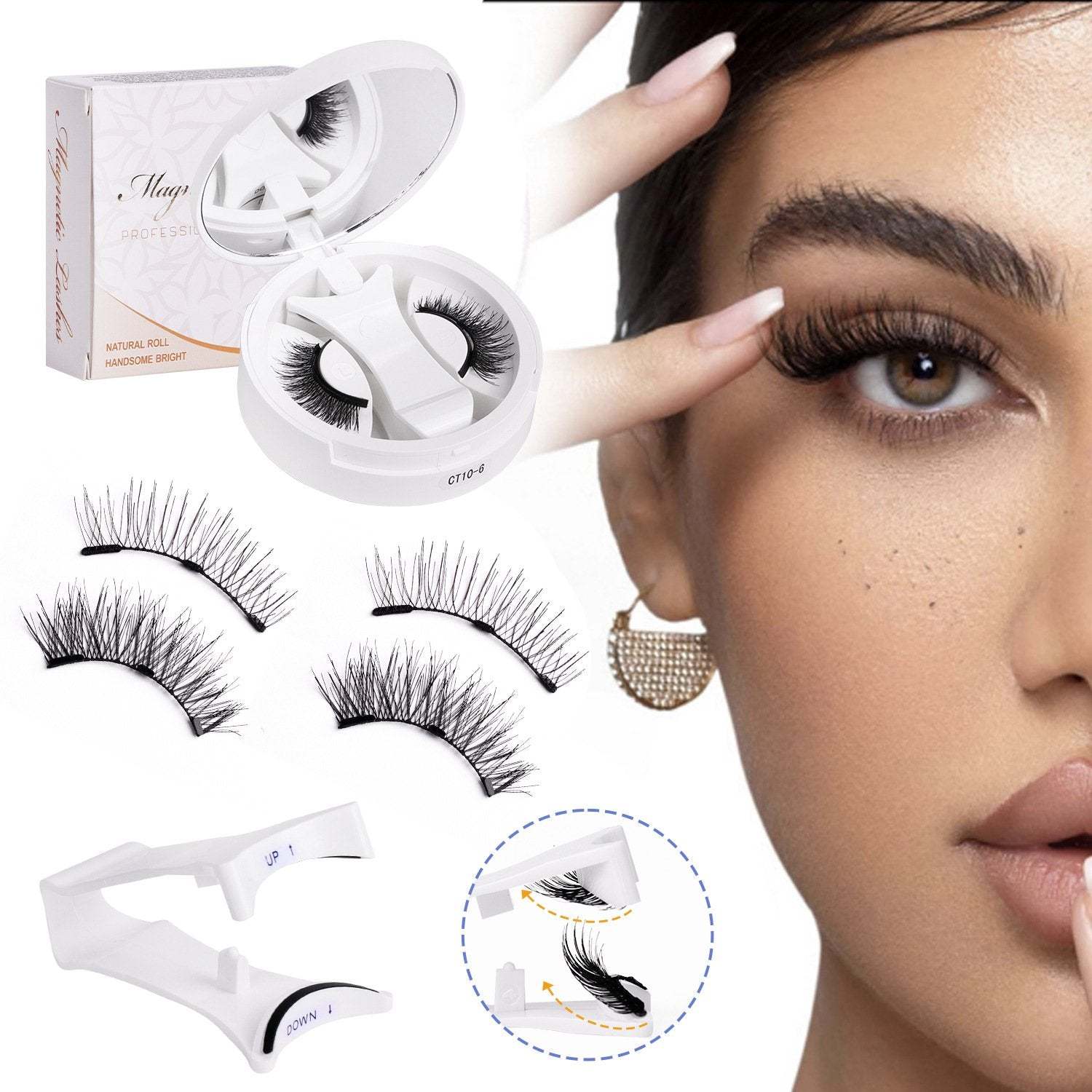 💖Last Chance! Buy 1 Get 1 Free End in Hours!🔥Soft Magnetic Eyelashes All-in-One Box, Reusable